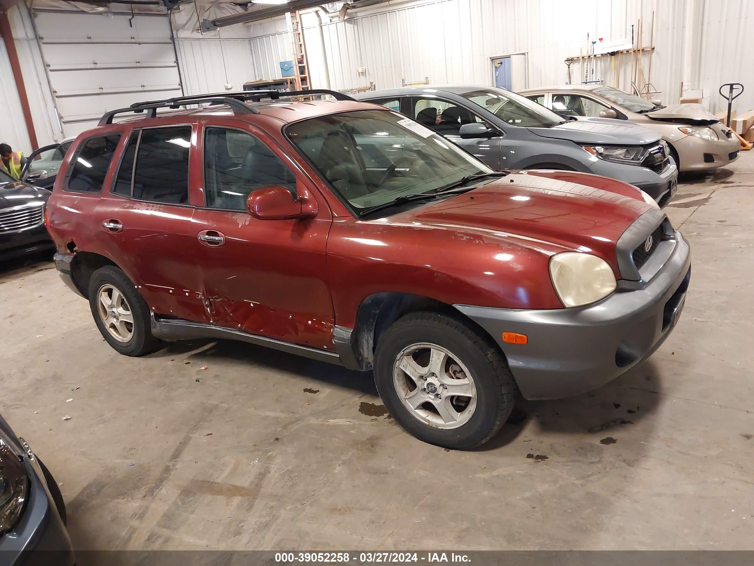 HYUNDAI SANTA FE 2004 km8sc73e54u686918