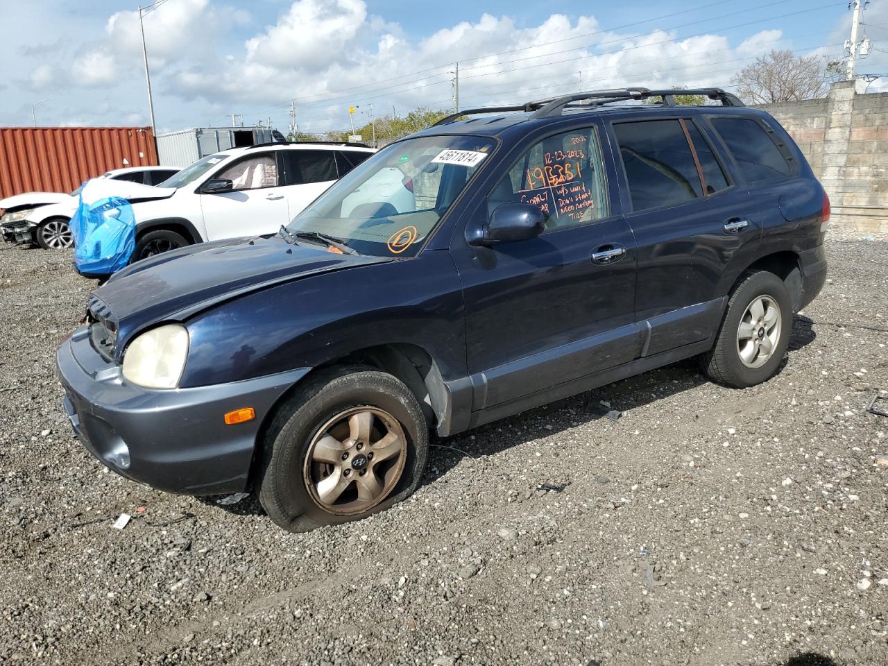 HYUNDAI SANTA FE 2005 km8sc73e55u884352