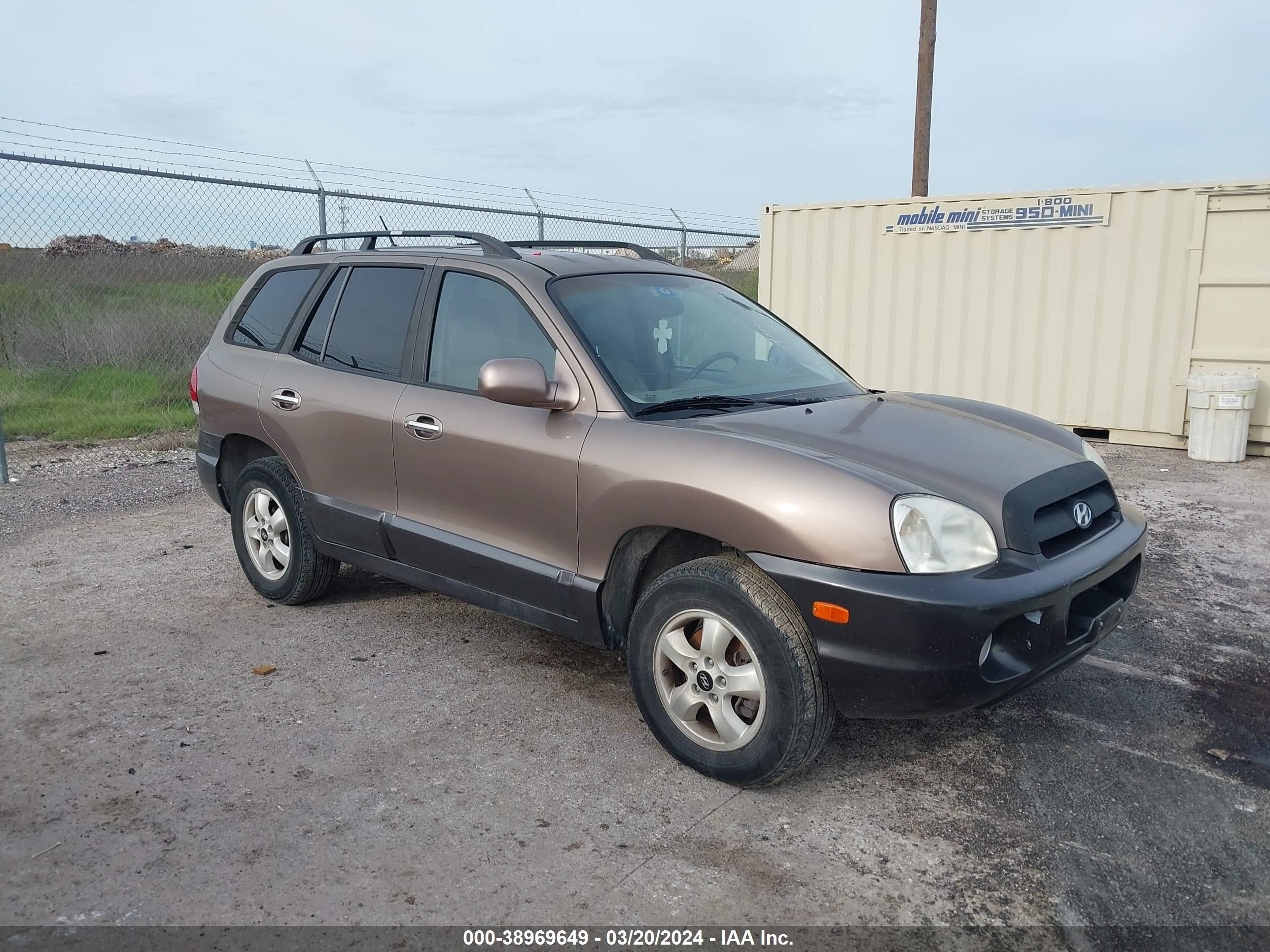 HYUNDAI SANTA FE 2005 km8sc73e85u029175