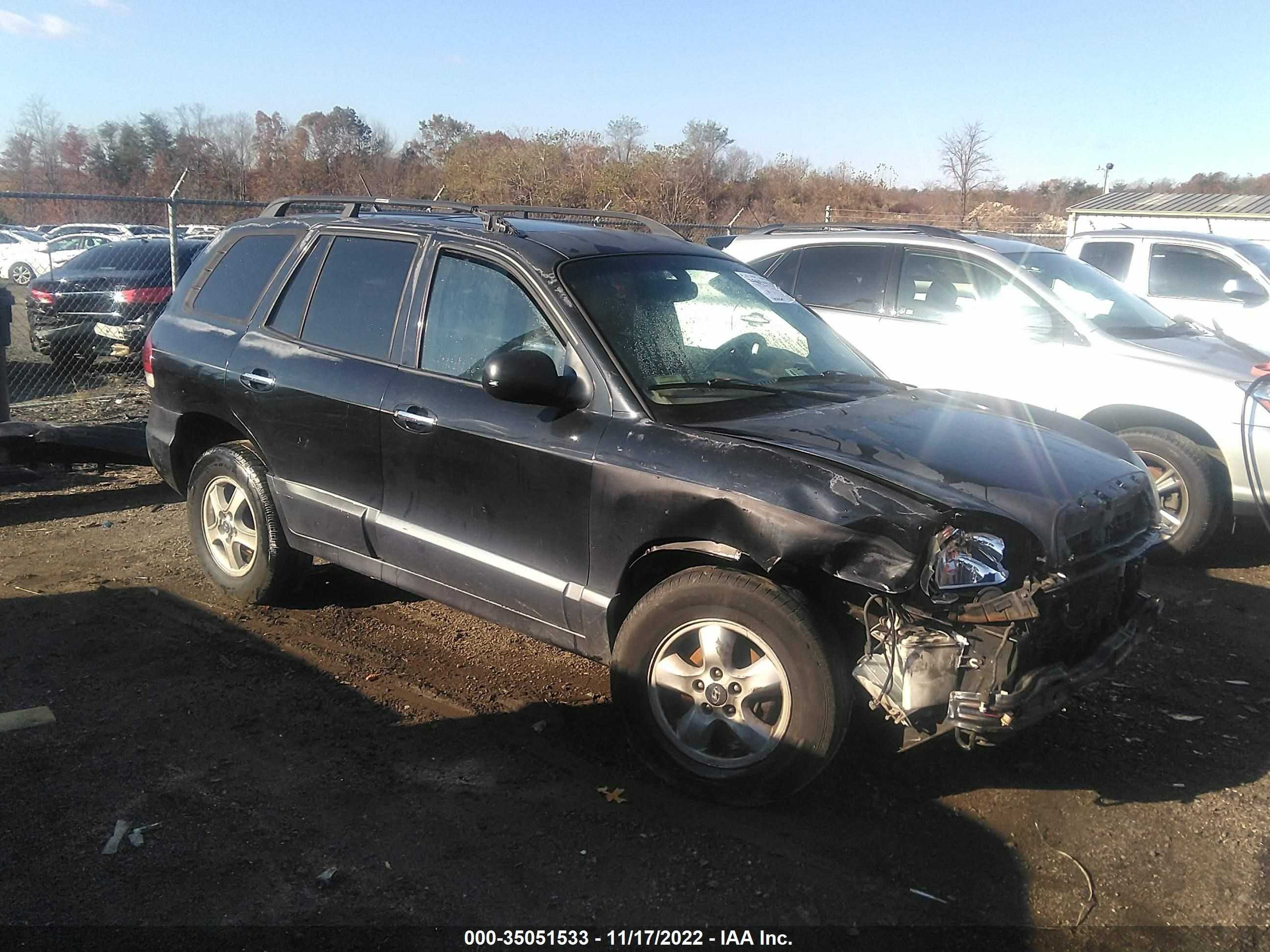 HYUNDAI SANTA FE 2005 km8sc73e95u878036