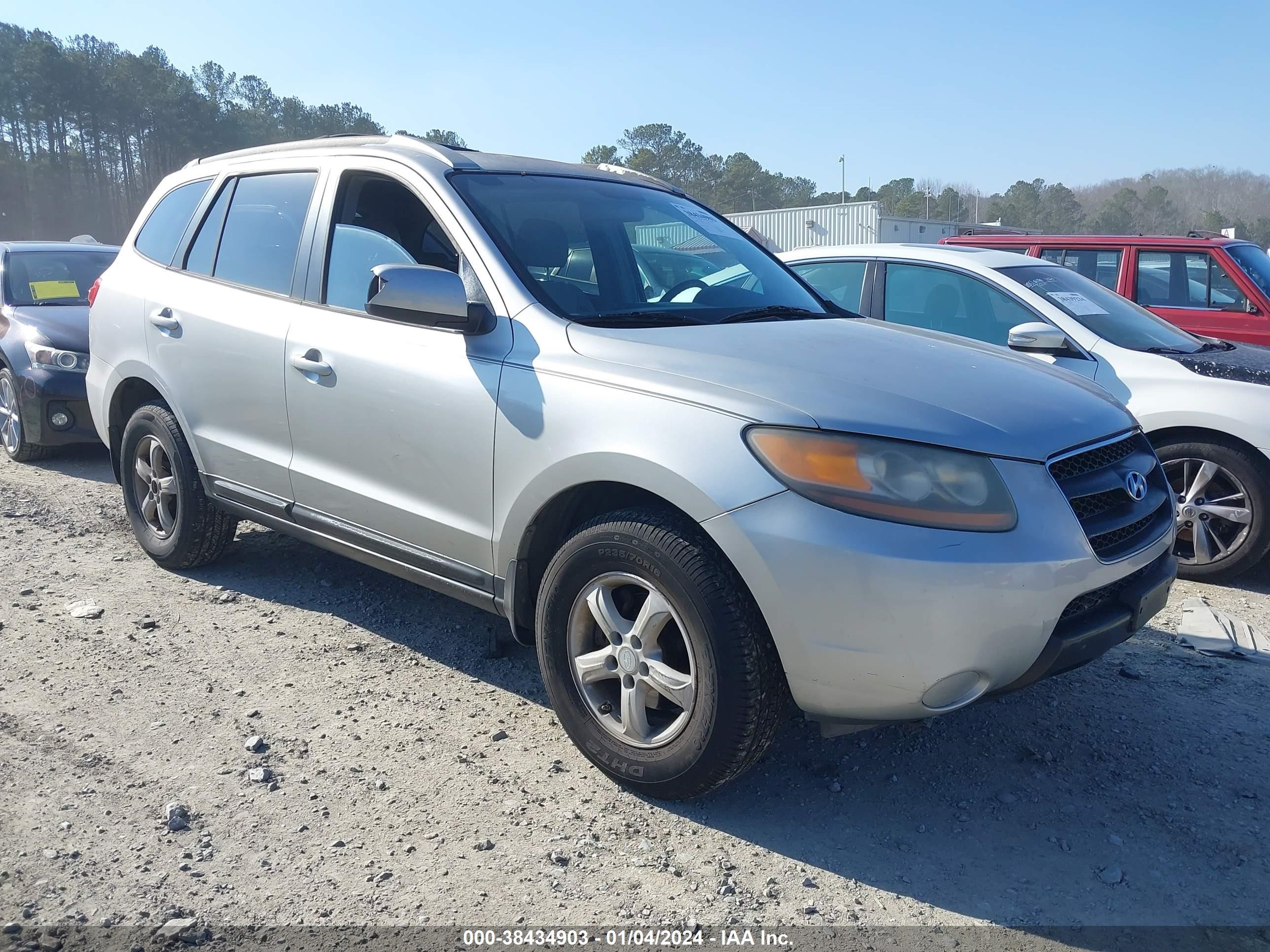 HYUNDAI SANTA FE 2007 km8sg13d27u108921