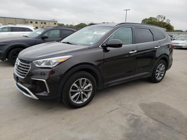 HYUNDAI SANTA FE 2017 km8sm4hf0hu184935