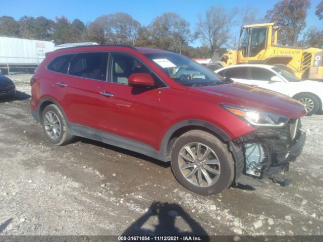 HYUNDAI SANTA FE 2017 km8sm4hf0hu208554