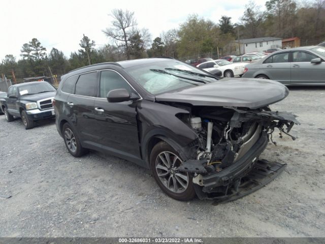 HYUNDAI SANTA FE 2017 km8sm4hf1hu176892