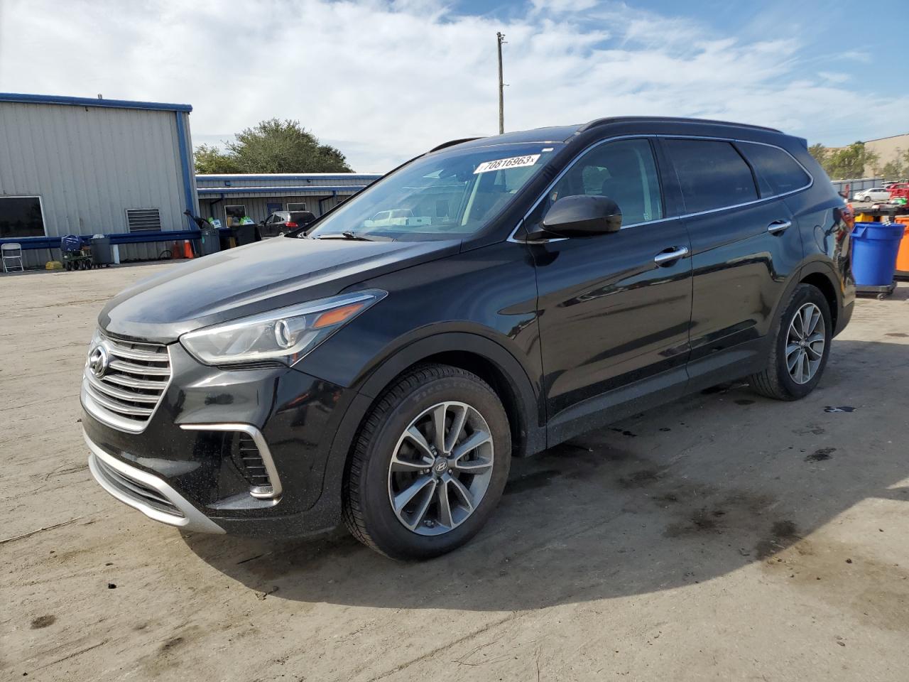 HYUNDAI SANTA FE 2017 km8sm4hf1hu179100