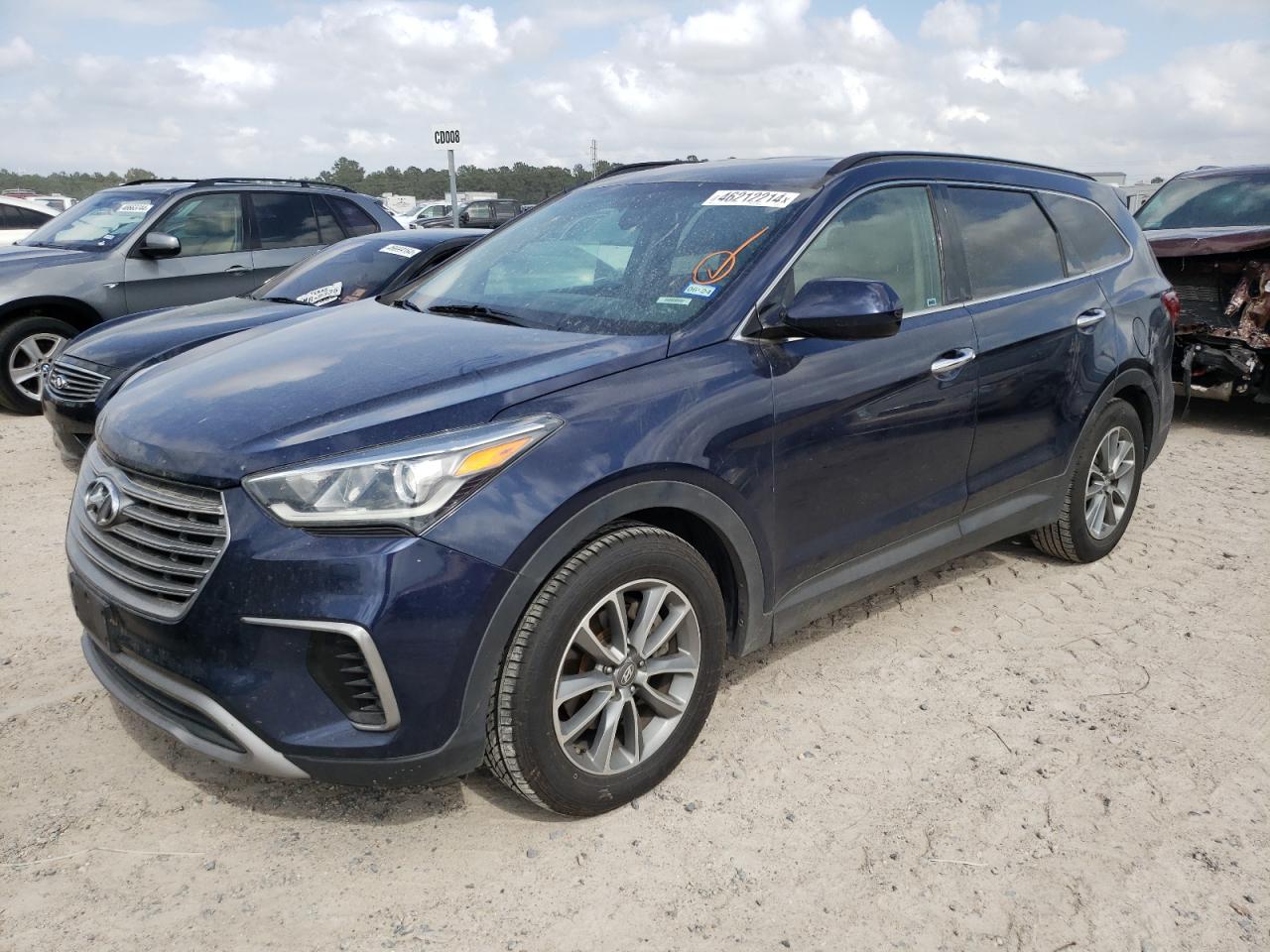 HYUNDAI SANTA FE 2017 km8sm4hf1hu191215