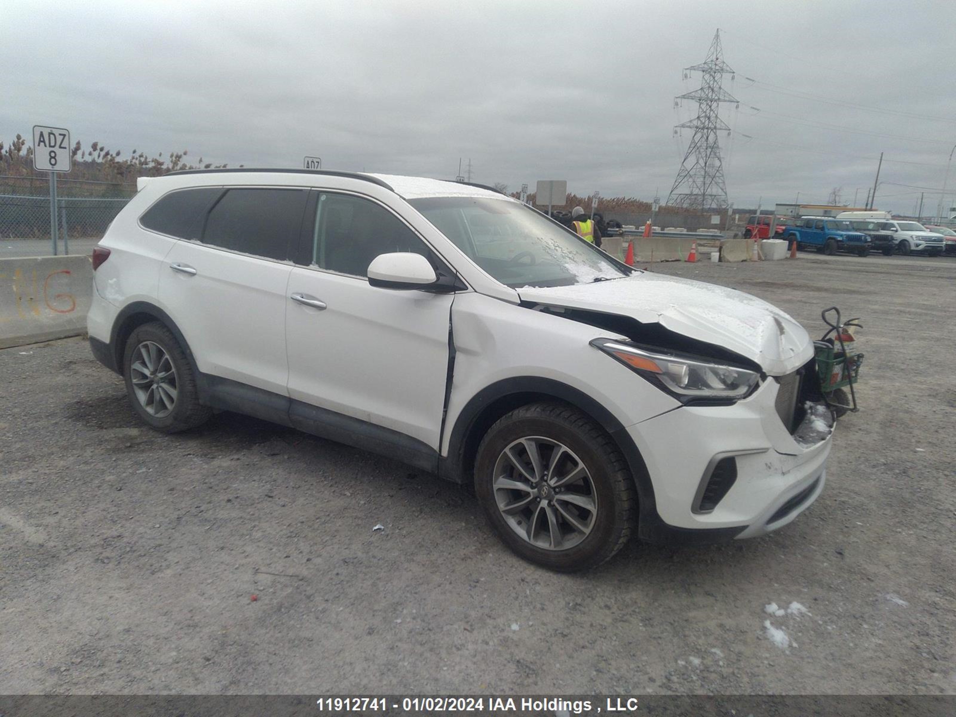 HYUNDAI SANTA FE 2018 km8sm4hf1ju263908