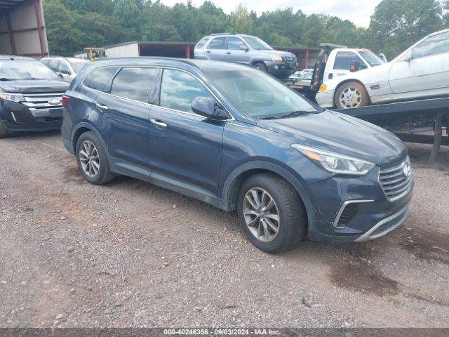 HYUNDAI SANTA FE 2017 km8sm4hf2hu168915