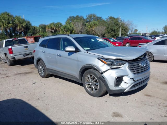 HYUNDAI SANTA FE 2017 km8sm4hf2hu175833