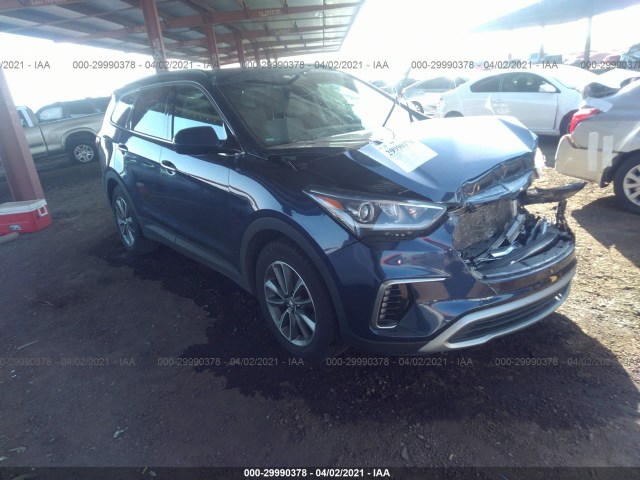 HYUNDAI SANTA FE 2017 km8sm4hf2hu176416