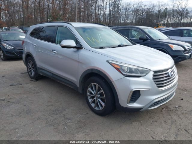 HYUNDAI SANTA FE 2017 km8sm4hf2hu182555