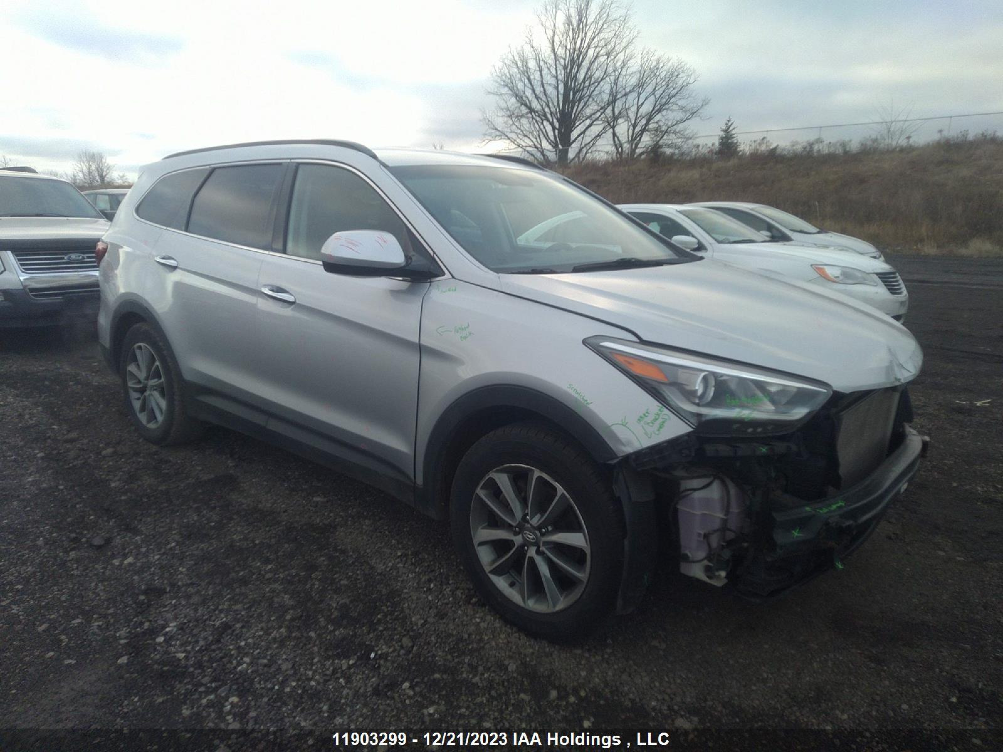 HYUNDAI SANTA FE 2017 km8sm4hf2hu213769