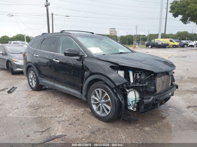 HYUNDAI SANTA FE 2017 km8sm4hf2hu235318