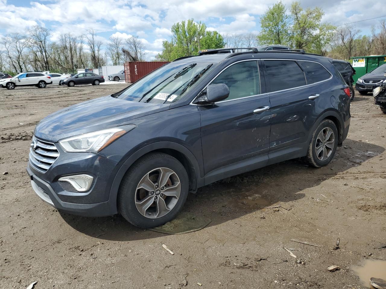 HYUNDAI SANTA FE 2014 km8sm4hf3eu038315