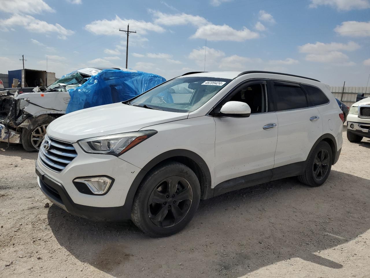 HYUNDAI SANTA FE 2016 km8sm4hf3gu140667