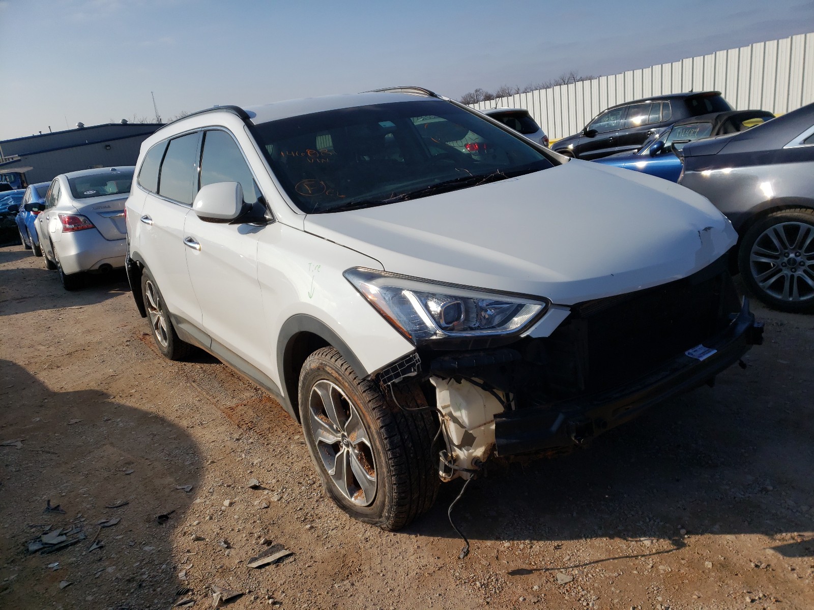 HYUNDAI SANTA FE S 2016 km8sm4hf3gu146081