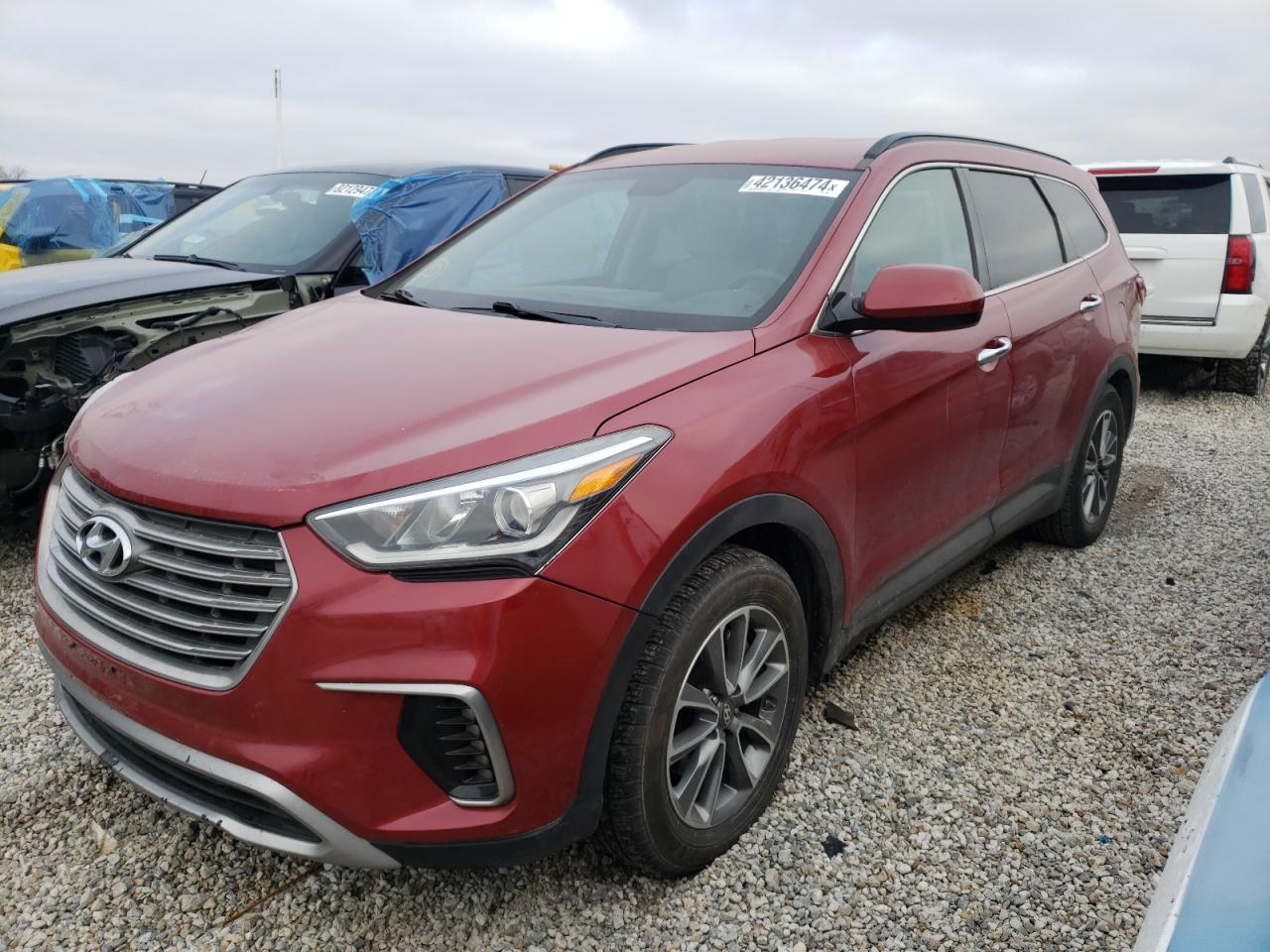 HYUNDAI SANTA FE 2017 km8sm4hf3hu176991