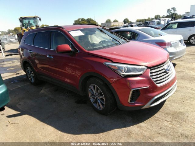 HYUNDAI SANTA FE 2017 km8sm4hf3hu180846