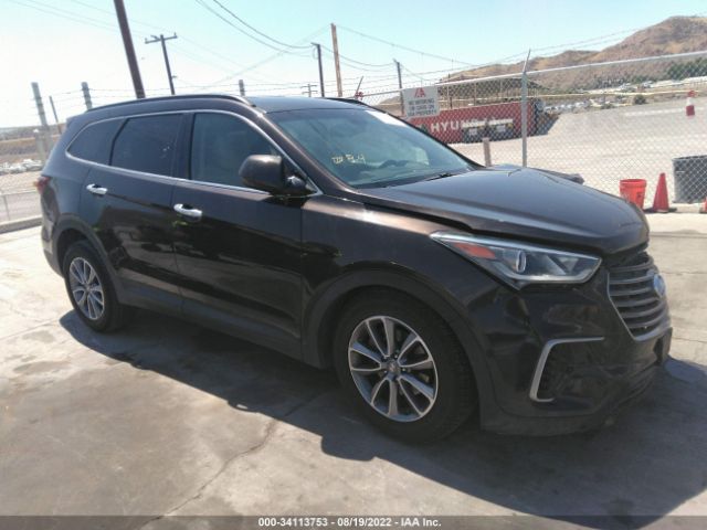 HYUNDAI SANTA FE 2017 km8sm4hf3hu181365