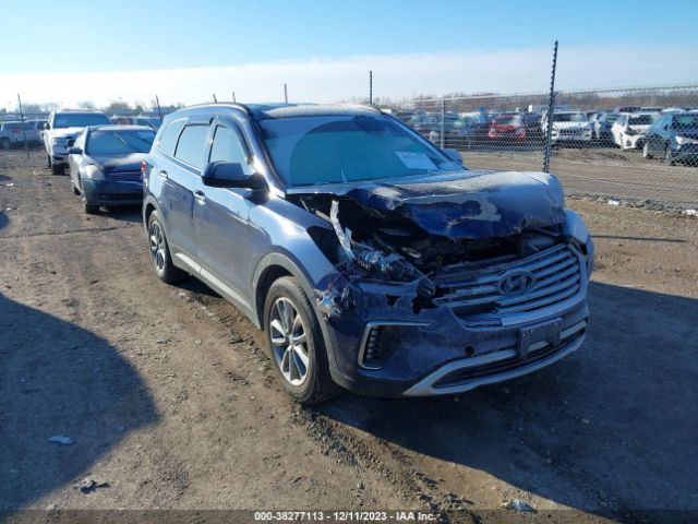 HYUNDAI SANTA FE 2017 km8sm4hf3hu187540