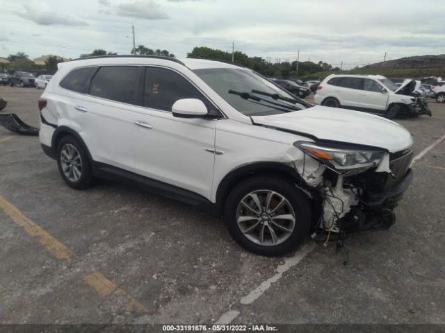 HYUNDAI SANTA FE 2017 km8sm4hf3hu225378