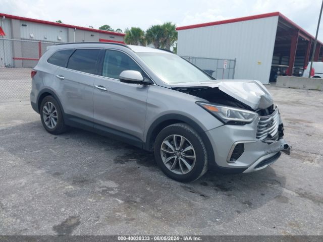 HYUNDAI SANTA FE 2018 km8sm4hf4ju273638