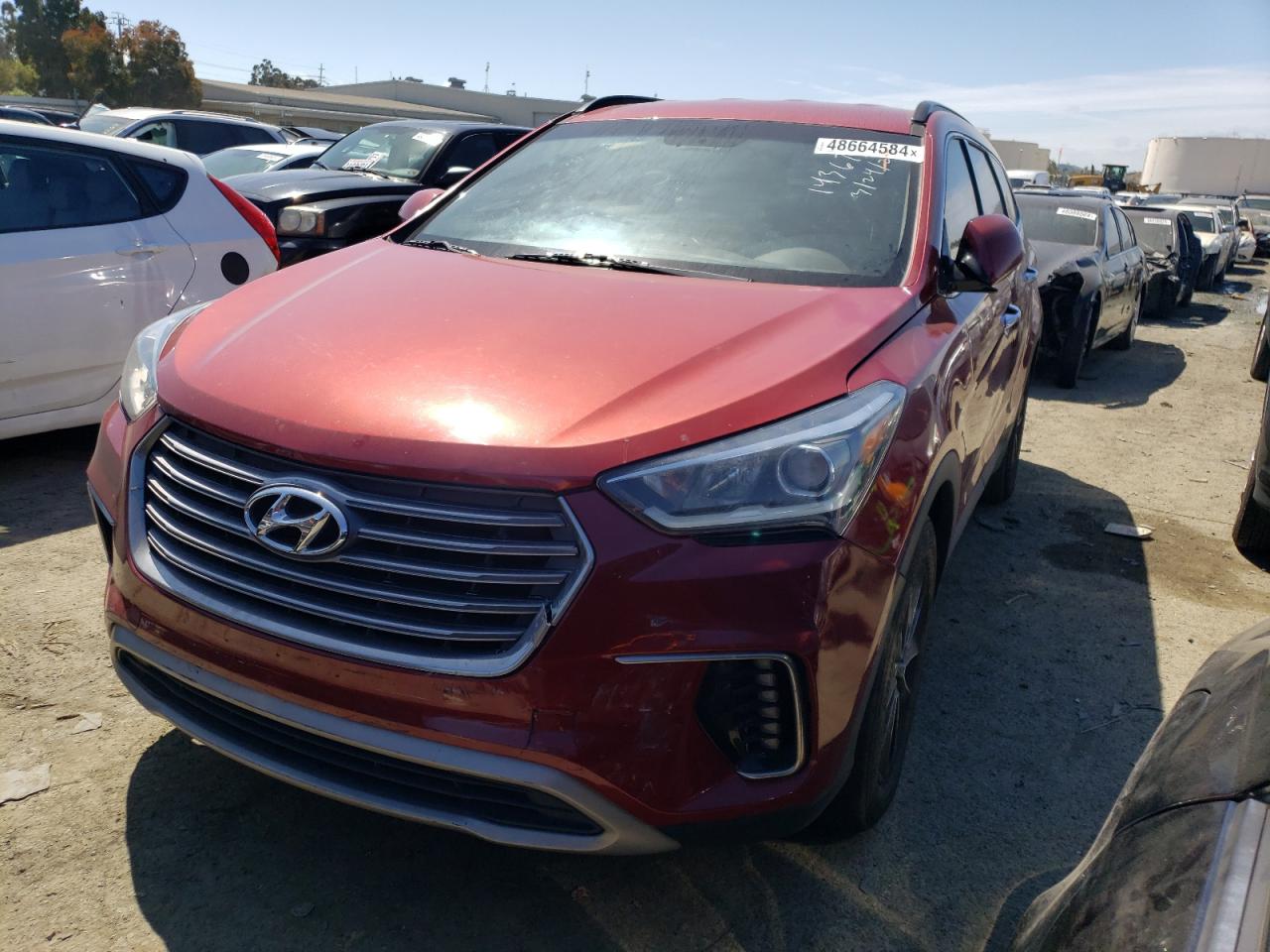 HYUNDAI SANTA FE 2017 km8sm4hf5hu167306