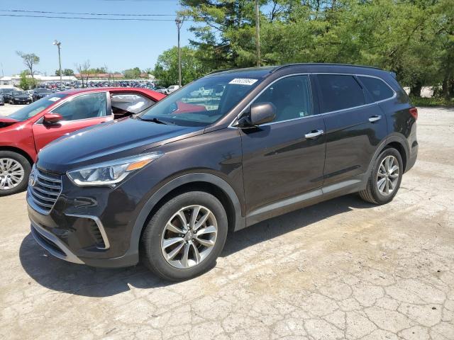 HYUNDAI SANTA FE 2017 km8sm4hf5hu187488