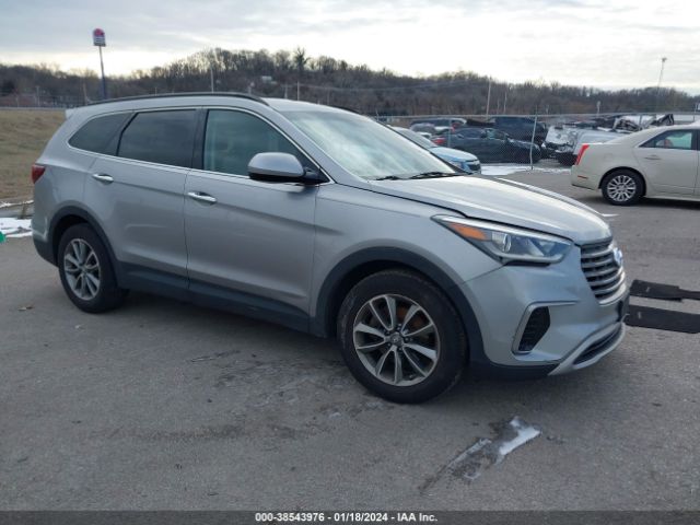 HYUNDAI SANTA FE 2017 km8sm4hf5hu187880