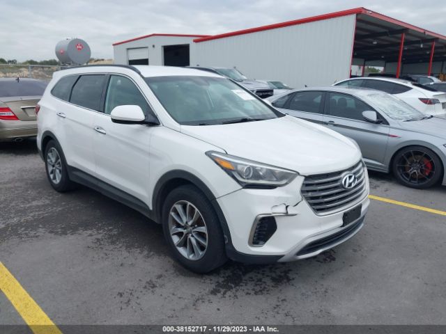 HYUNDAI SANTA FE 2017 km8sm4hf5hu197079