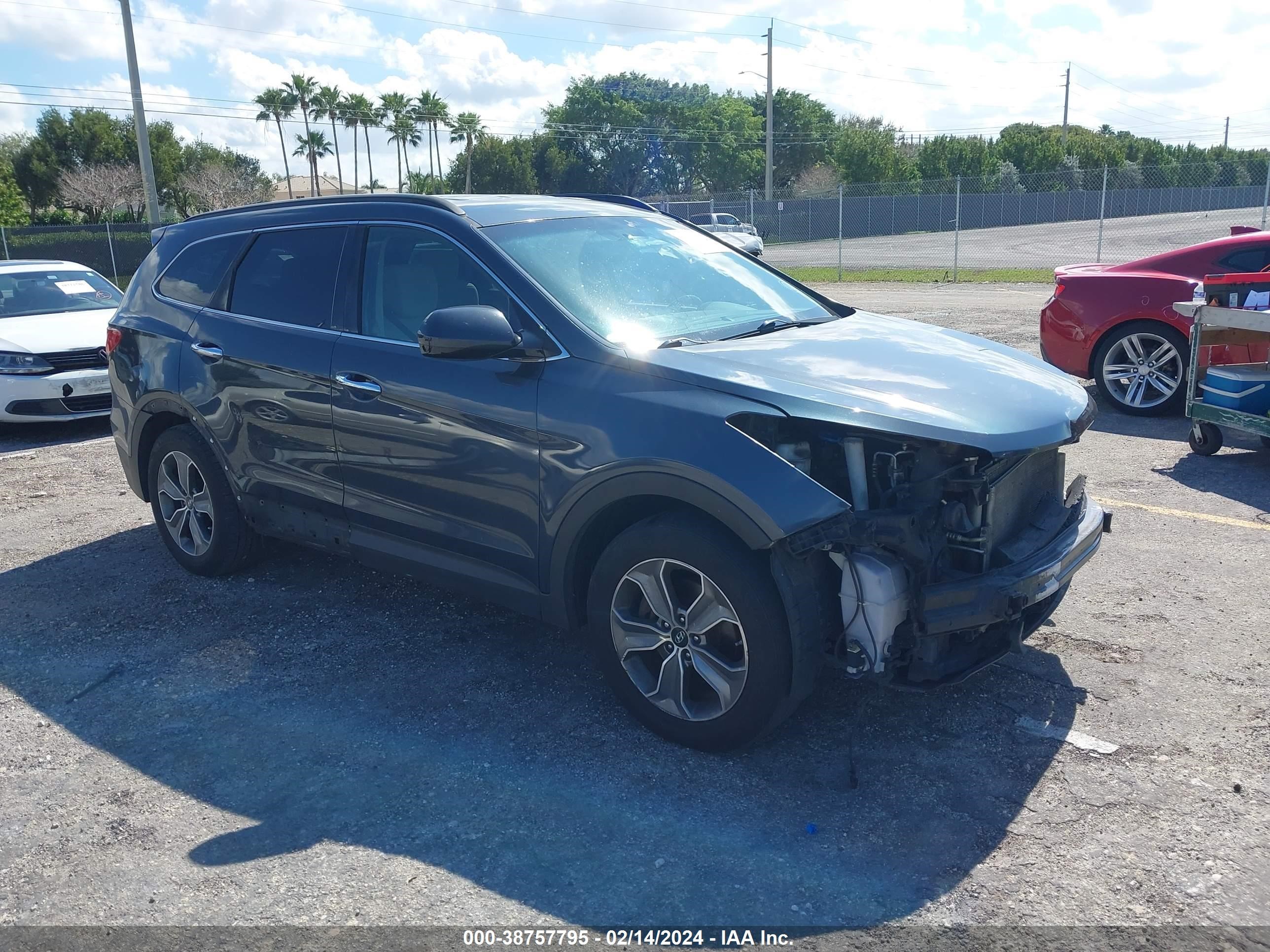 HYUNDAI SANTA FE 2016 km8sm4hf6gu149153