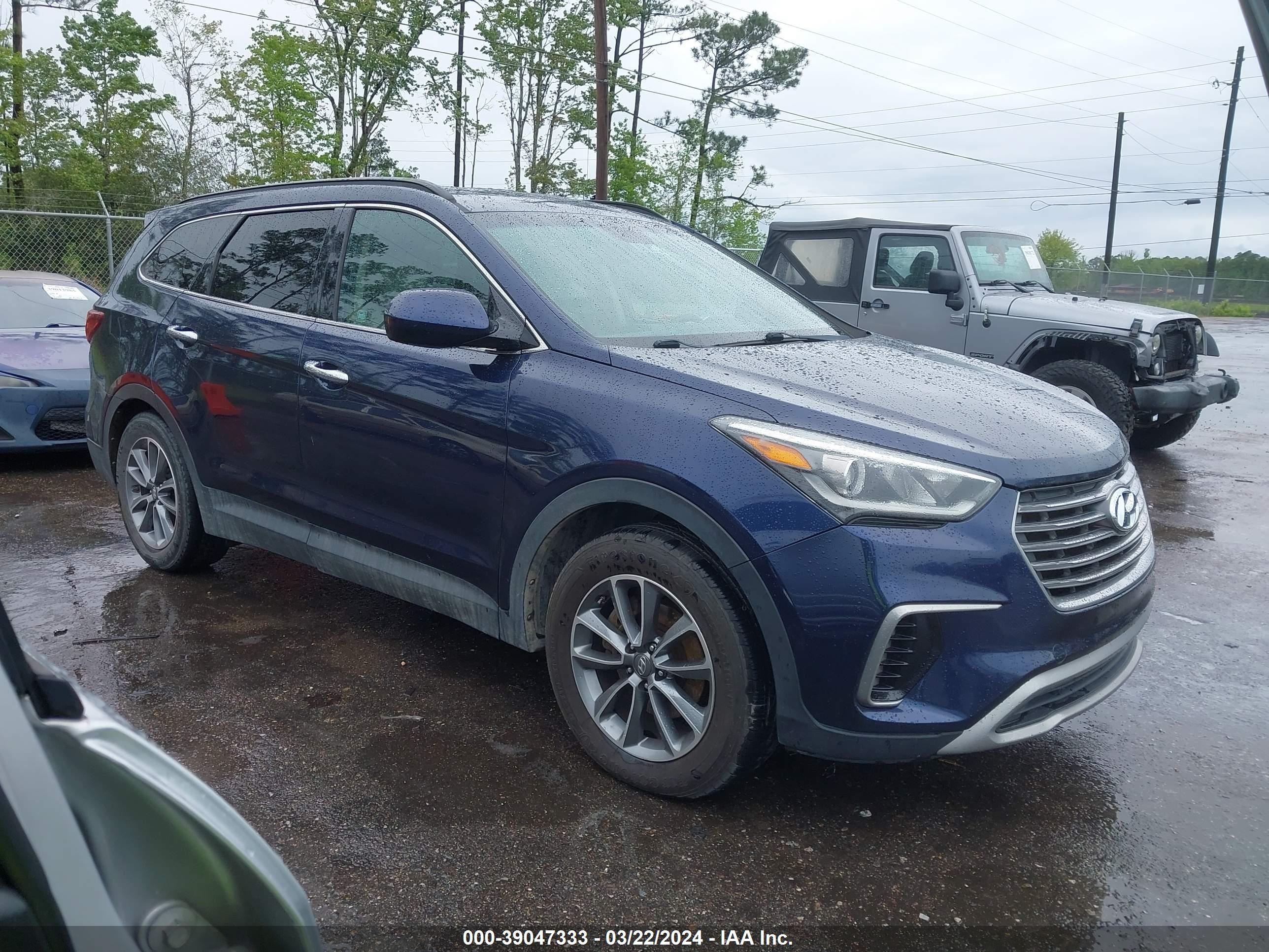 HYUNDAI SANTA FE 2017 km8sm4hf6hu171929