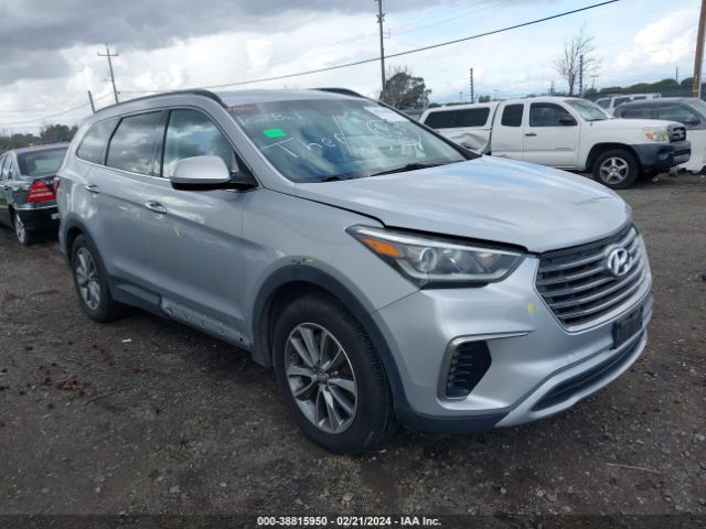 HYUNDAI SANTA FE 2017 km8sm4hf6hu190416