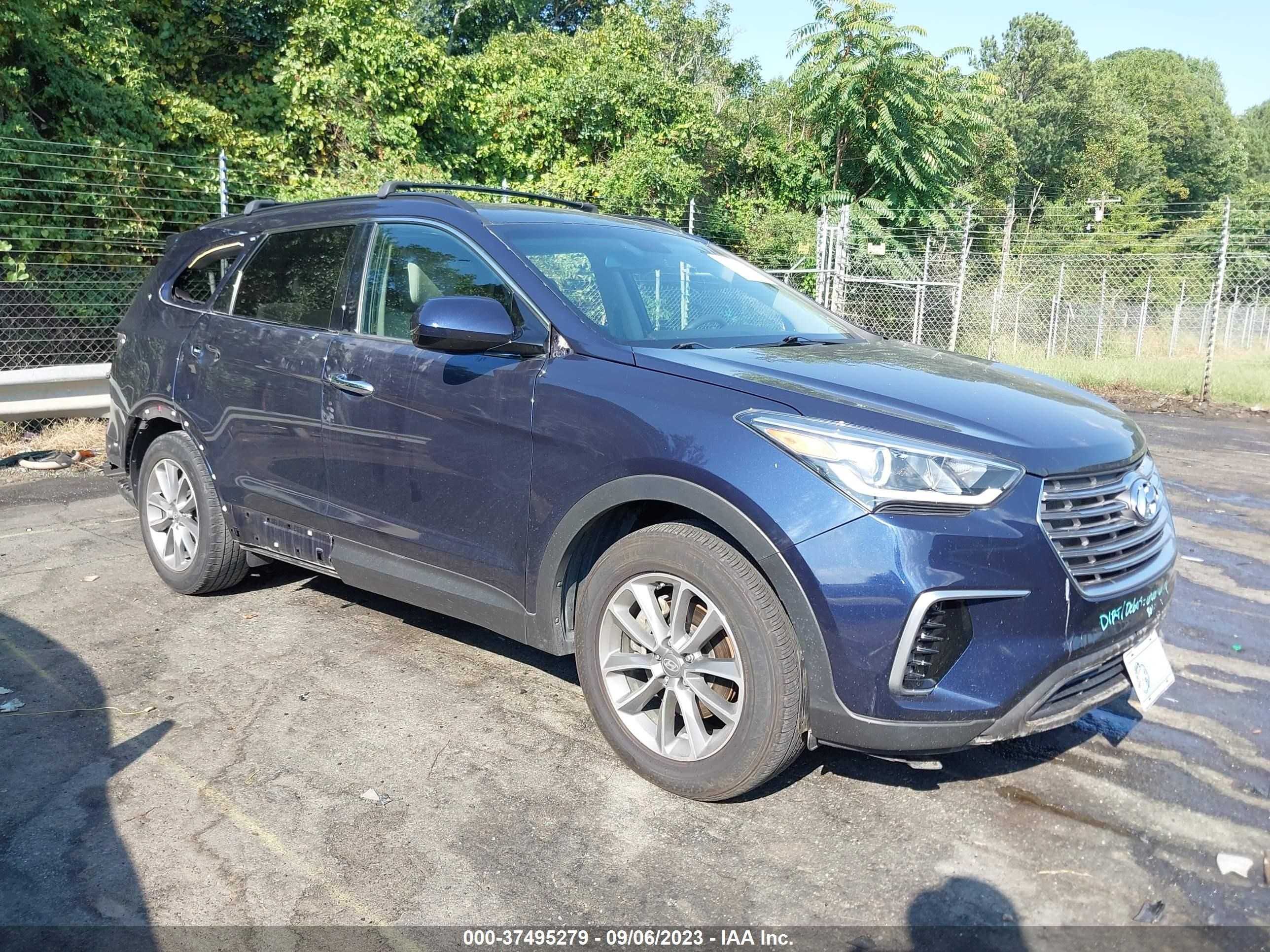 HYUNDAI SANTA FE 2018 km8sm4hf6ju272491