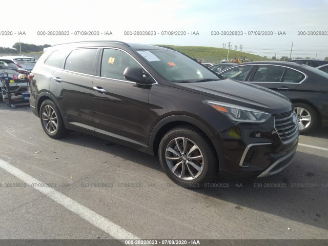 HYUNDAI SANTA FE 2017 km8sm4hf7hu168439