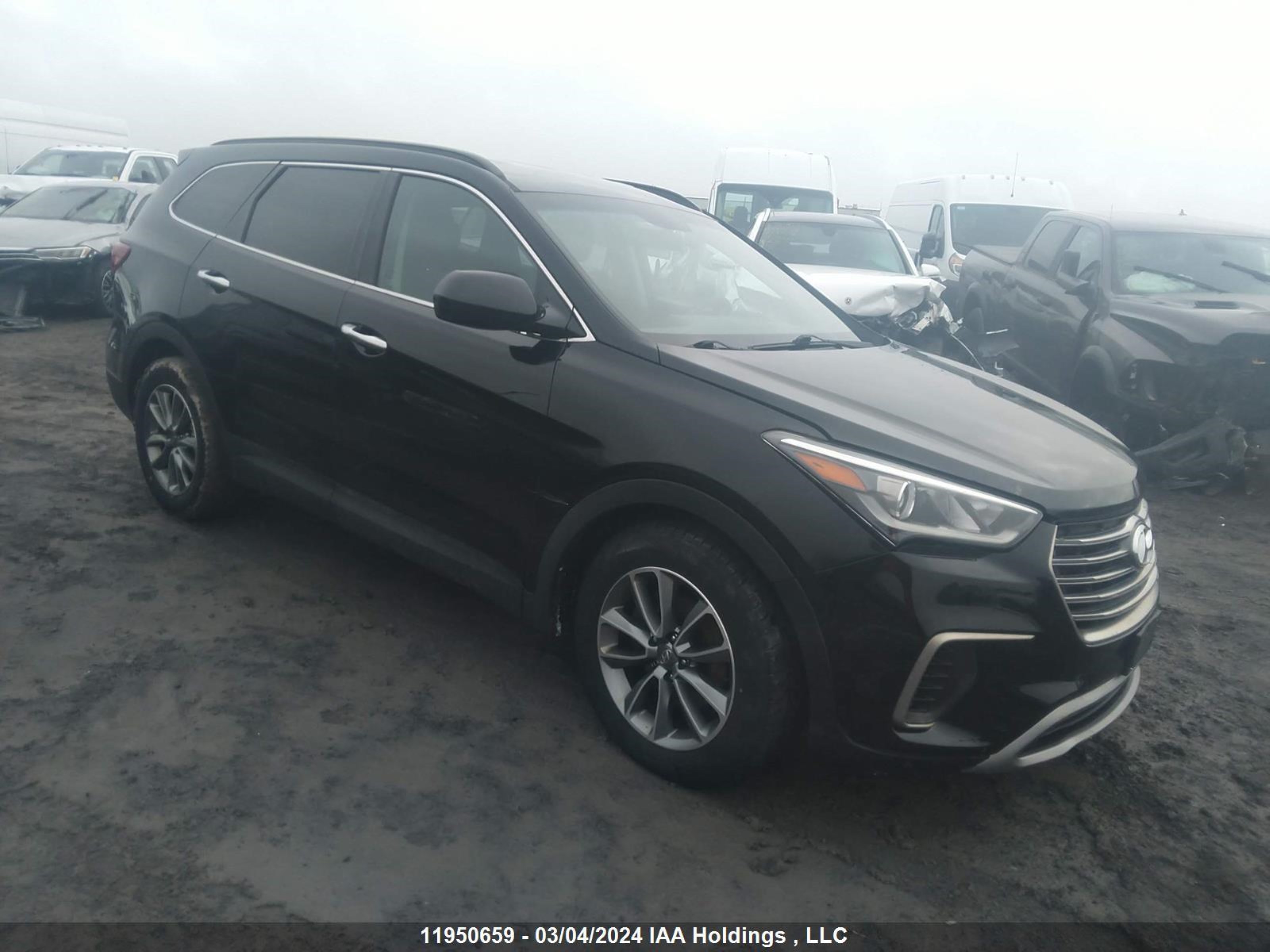 HYUNDAI SANTA FE 2017 km8sm4hf7hu228977