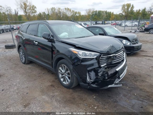 HYUNDAI SANTA FE 2017 km8sm4hf7hu232351