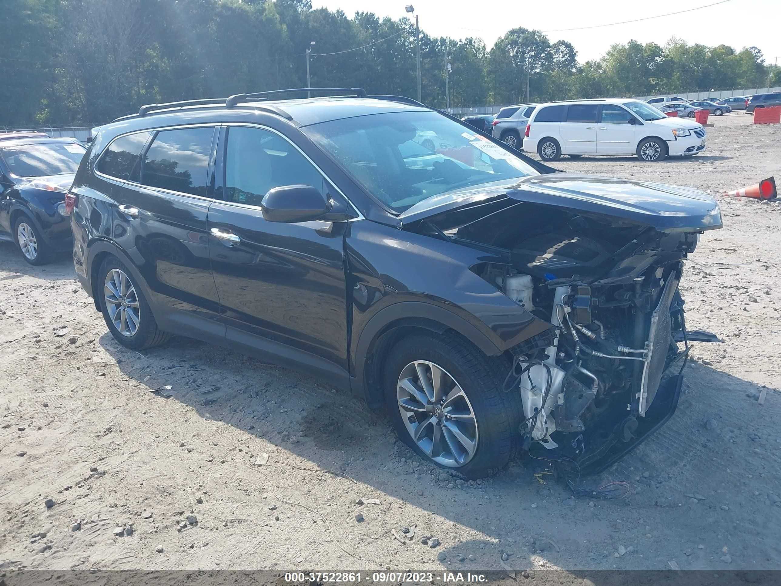 HYUNDAI SANTA FE 2017 km8sm4hf7hu252440