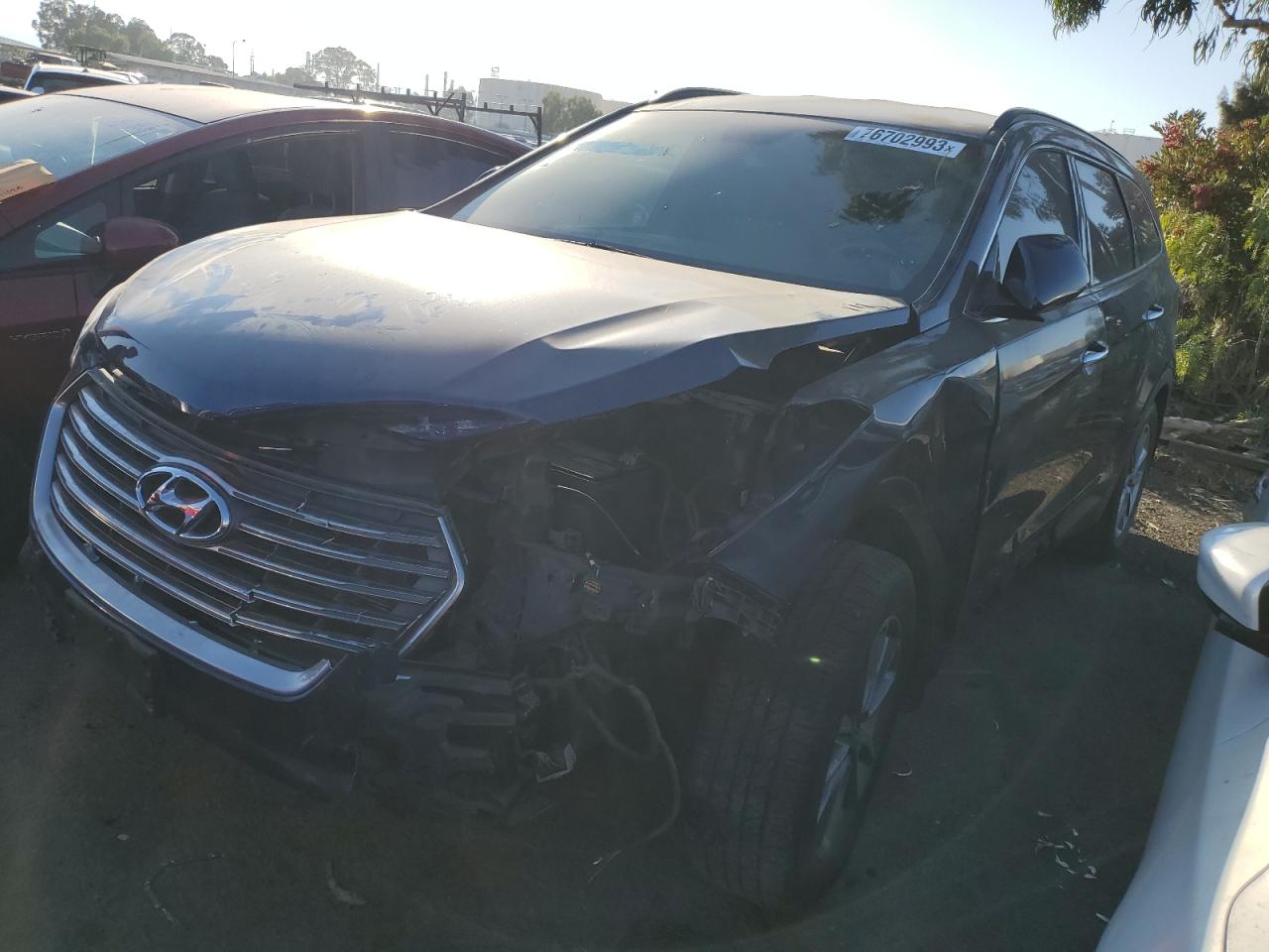 HYUNDAI SANTA FE 2018 km8sm4hf7ju258602