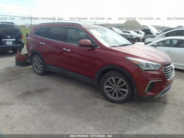 HYUNDAI SANTA FE 2017 km8sm4hf8hu200640