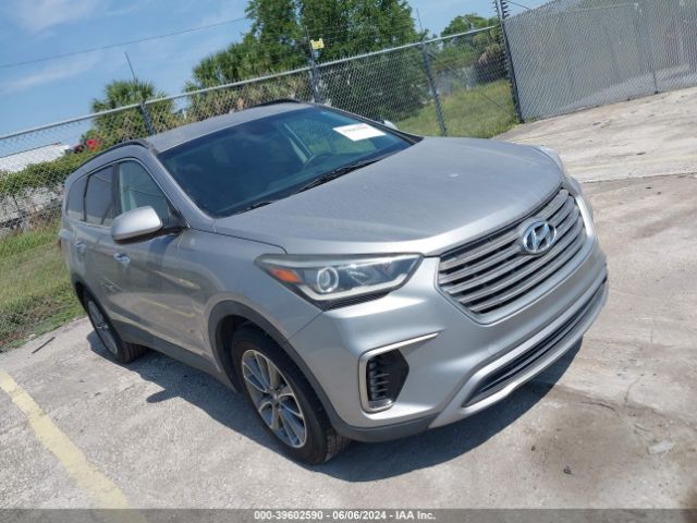 HYUNDAI SANTA FE 2017 km8sm4hf9hu165543