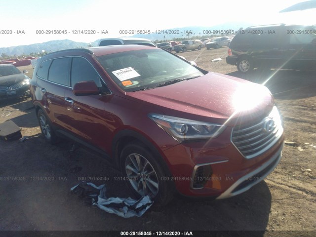 HYUNDAI SANTA FE 2017 km8sm4hf9hu197876