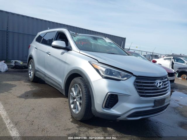 HYUNDAI SANTA FE 2017 km8sm4hf9hu240290