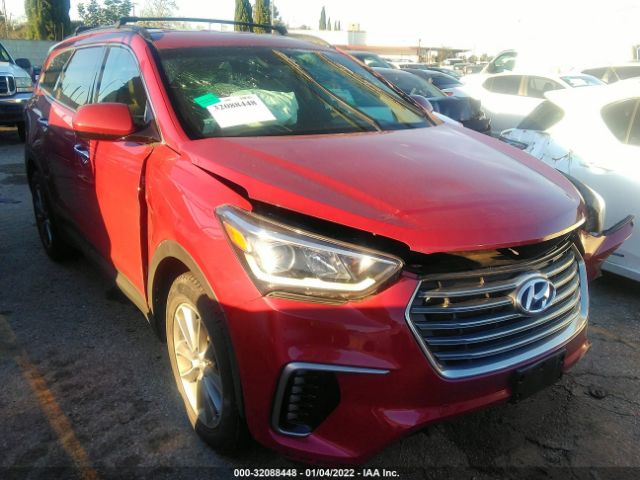 HYUNDAI SANTA FE 2018 km8sm4hf9ju262716