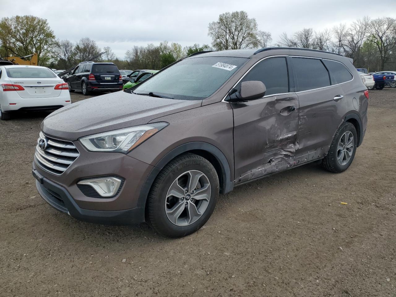 HYUNDAI SANTA FE 2014 km8sm4hfxeu047688