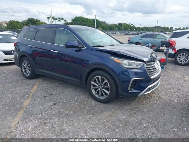 HYUNDAI SANTA FE 2017 km8sm4hfxhu227595