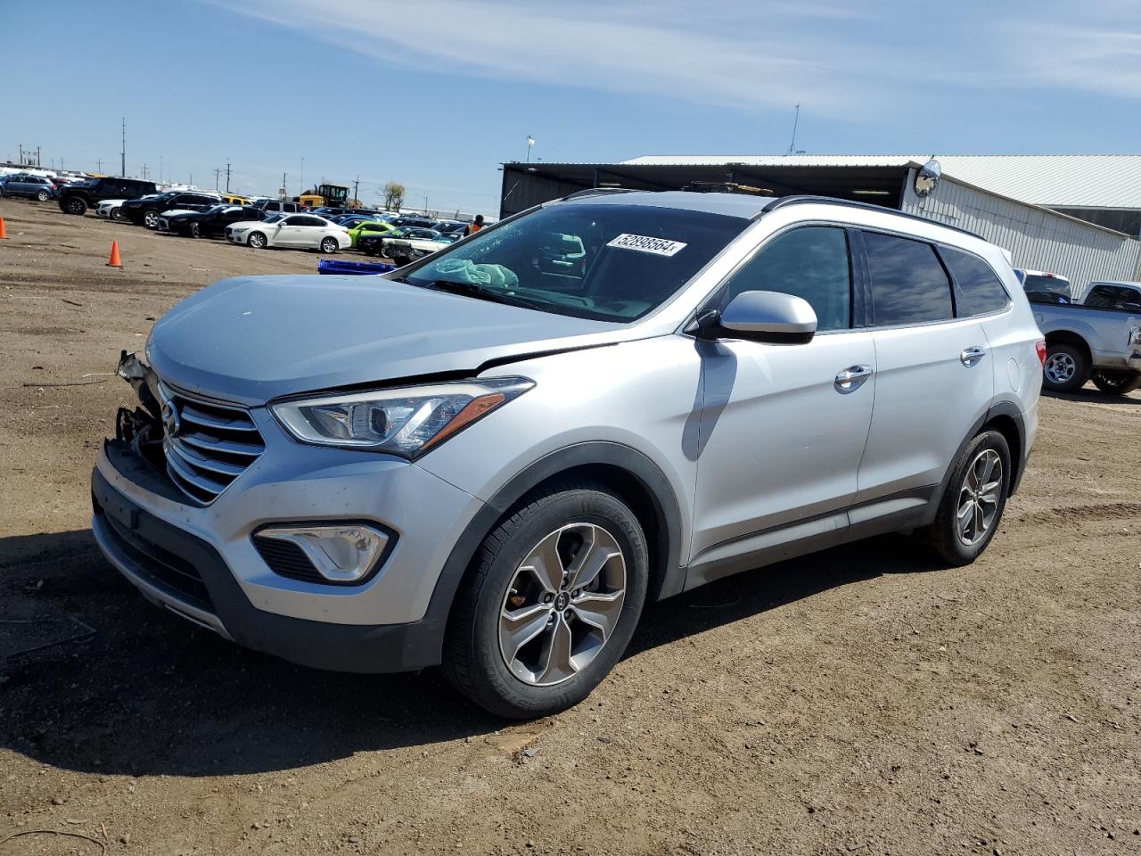 HYUNDAI SANTA FE 2015 km8smdhf1fu102496