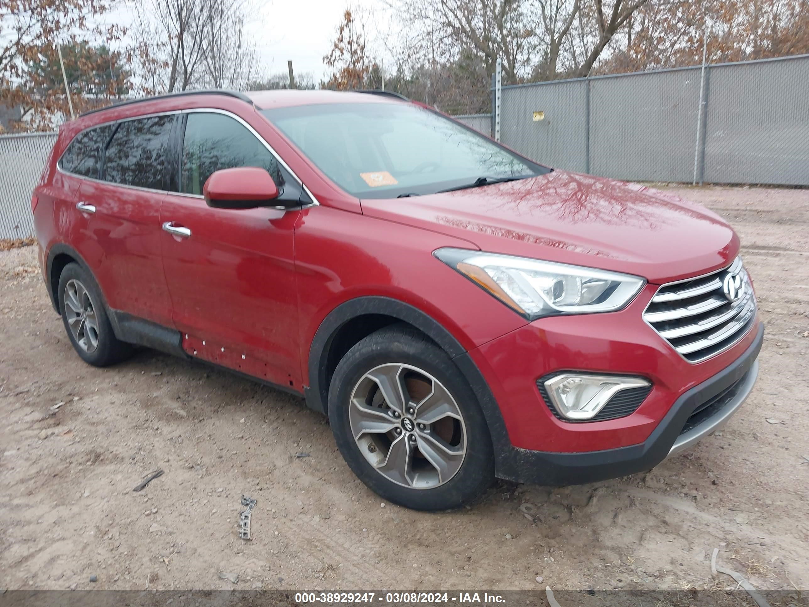 HYUNDAI SANTA FE 2015 km8smdhfxfu096598