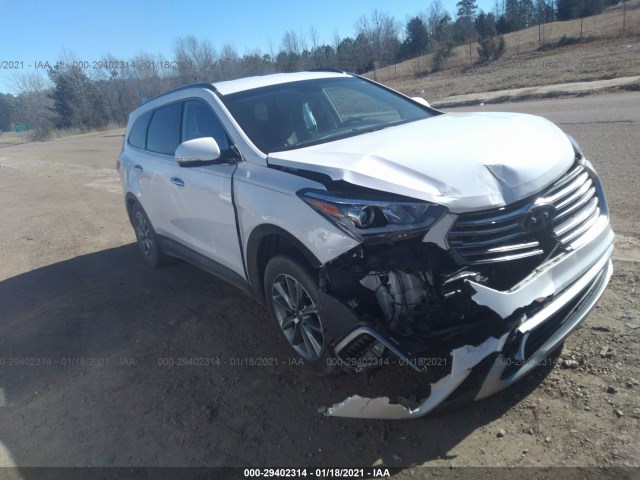 HYUNDAI SANTA FE 2017 km8sn4hf1hu236571