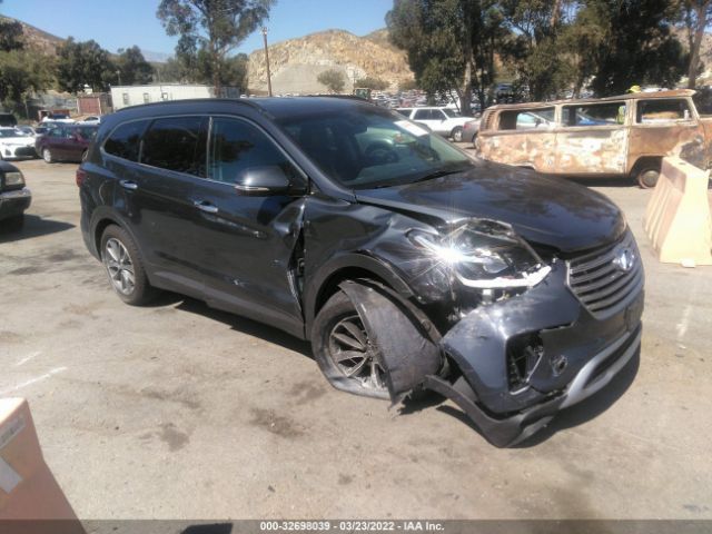 HYUNDAI SANTA FE 2017 km8sn4hf2hu165896